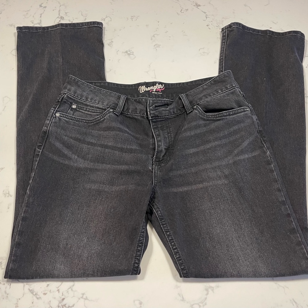 Wrangler Boot Cut Women's Jeans (Size 11x32) Dark Wash